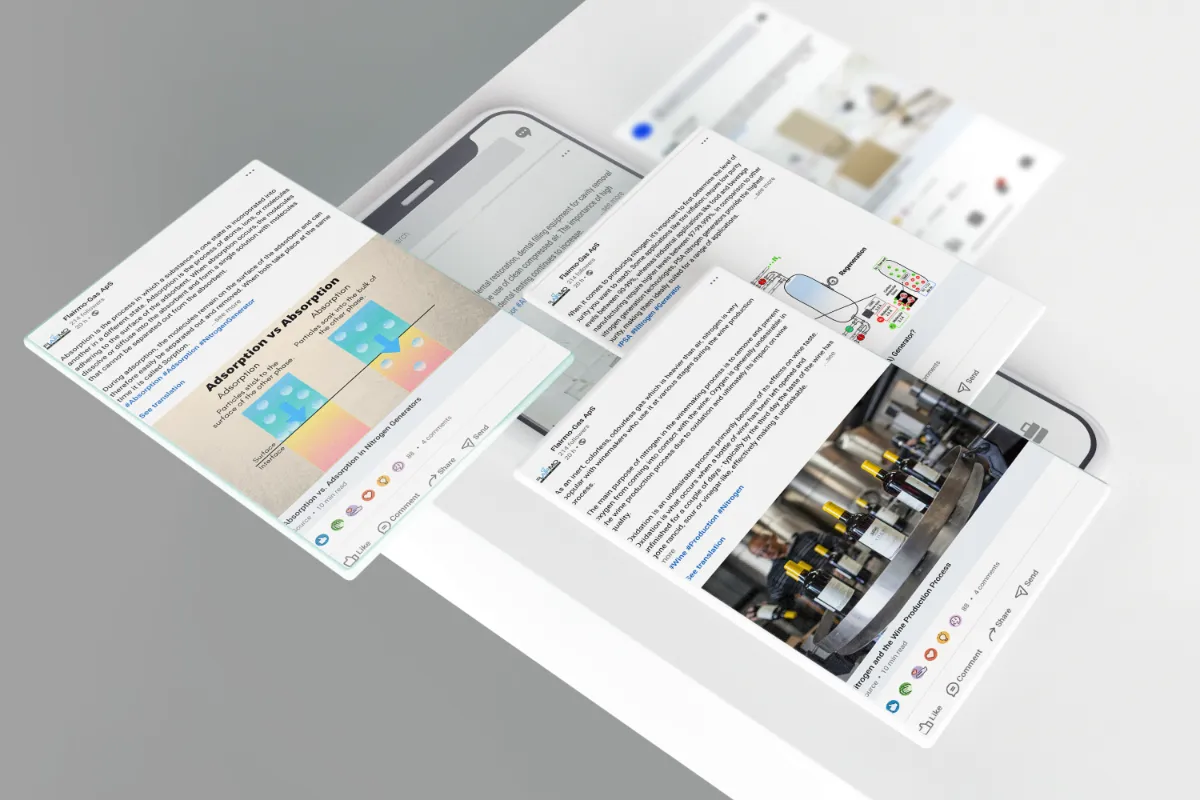 LinkedIn social media post showcase